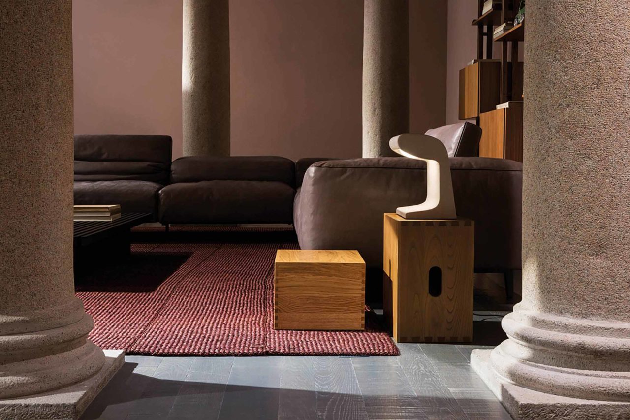 Borne Béton Petite Table Lamp by Nemo Lamps